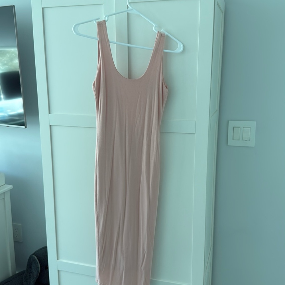 Low back Naked Wardrobe tank midi dress